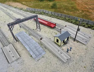 Walthers Cornerstone Piggyback Ramps Kit Train