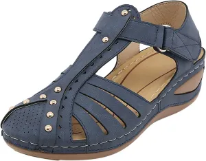 White Wedge Sandals for Women Orthopedic Leather Orthopedic Shoes for Women Dark Brown Sandals Women Dressy Womens Sandal with Arch Support Black Sandals Women Womens Strappy Heels