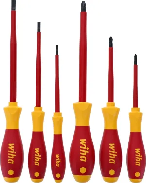 Wiha 32092 Slotted And Phillips Insulated Screwdriver Set, 1000 Volt