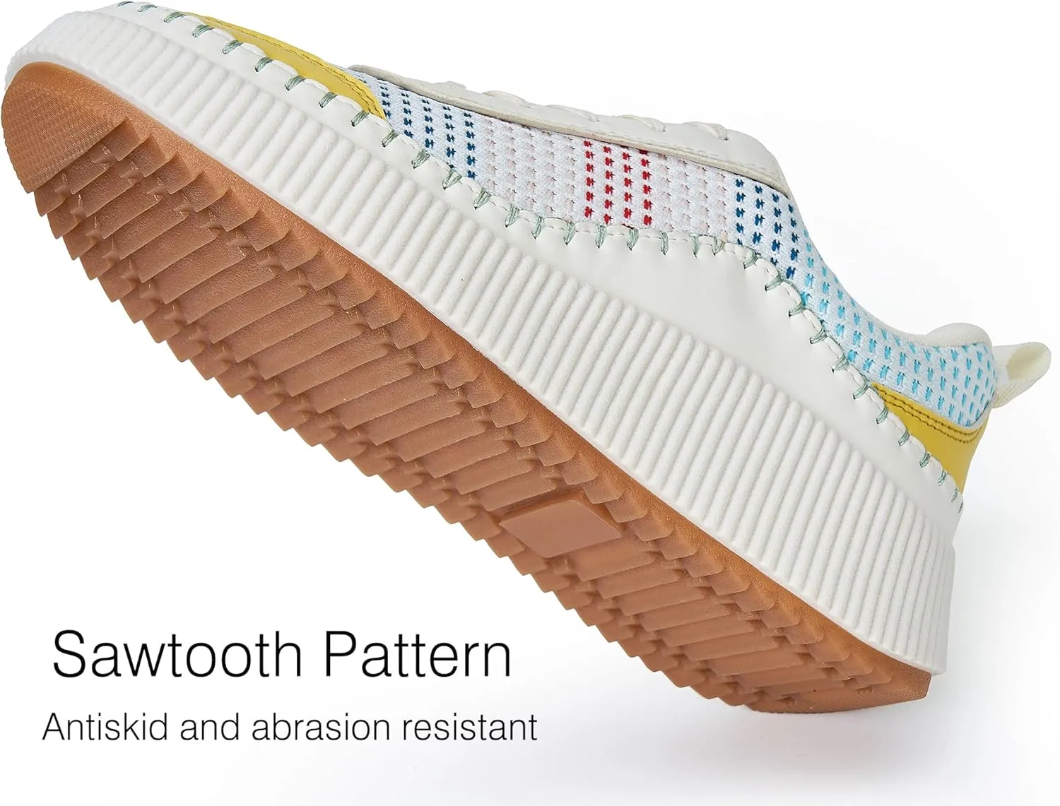 Women Crochet Platform Chunky Sneakers Comfortable Casual Tennis Shoes Fashion Sneaker Chunky Walking Shoes