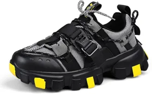 Women Retro Y2K Chunky Sneakers, Dopamine Color Block Trainers, Futuristic Fashion Streetwear Shoes, Gen Z Cyber Nostalgia