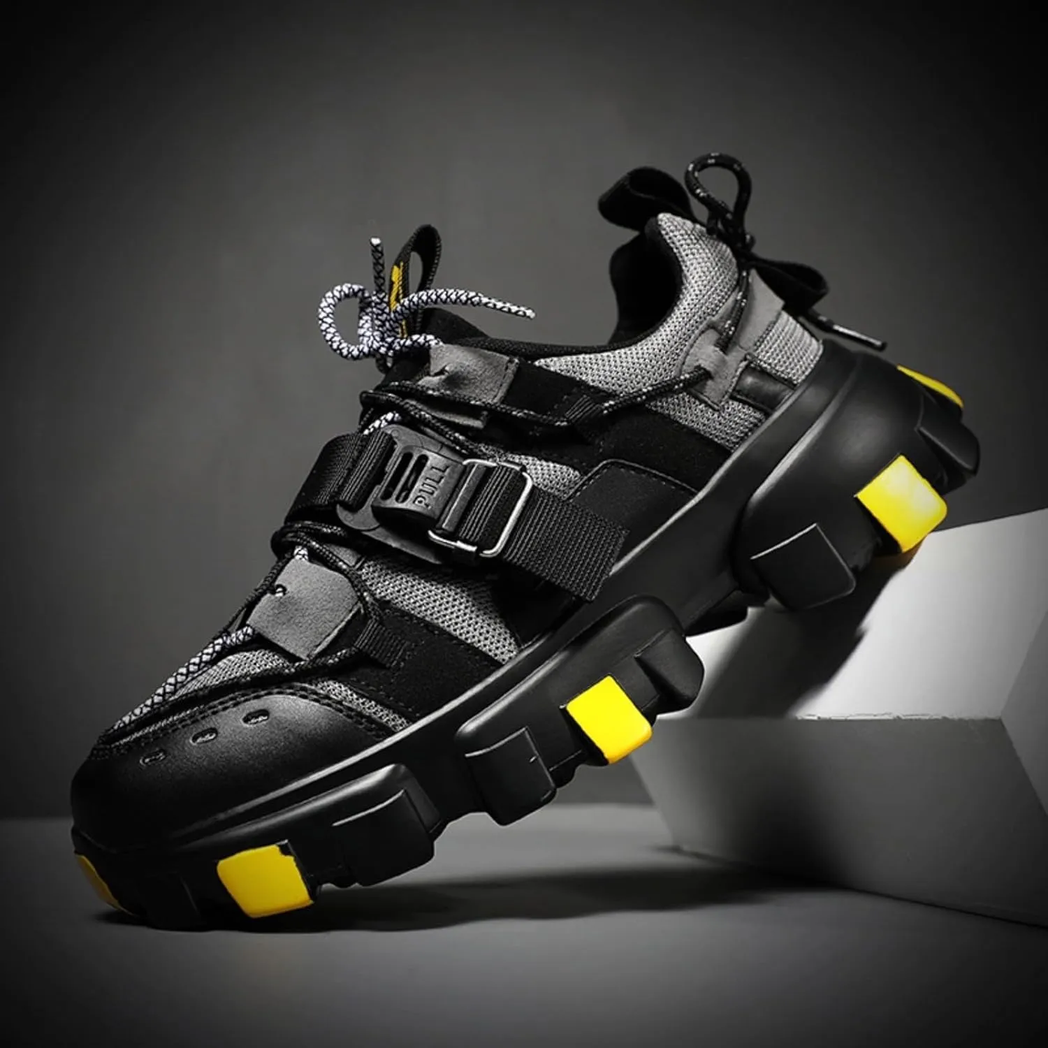 Women Retro Y2K Chunky Sneakers, Dopamine Color Block Trainers, Futuristic Fashion Streetwear Shoes, Gen Z Cyber Nostalgia