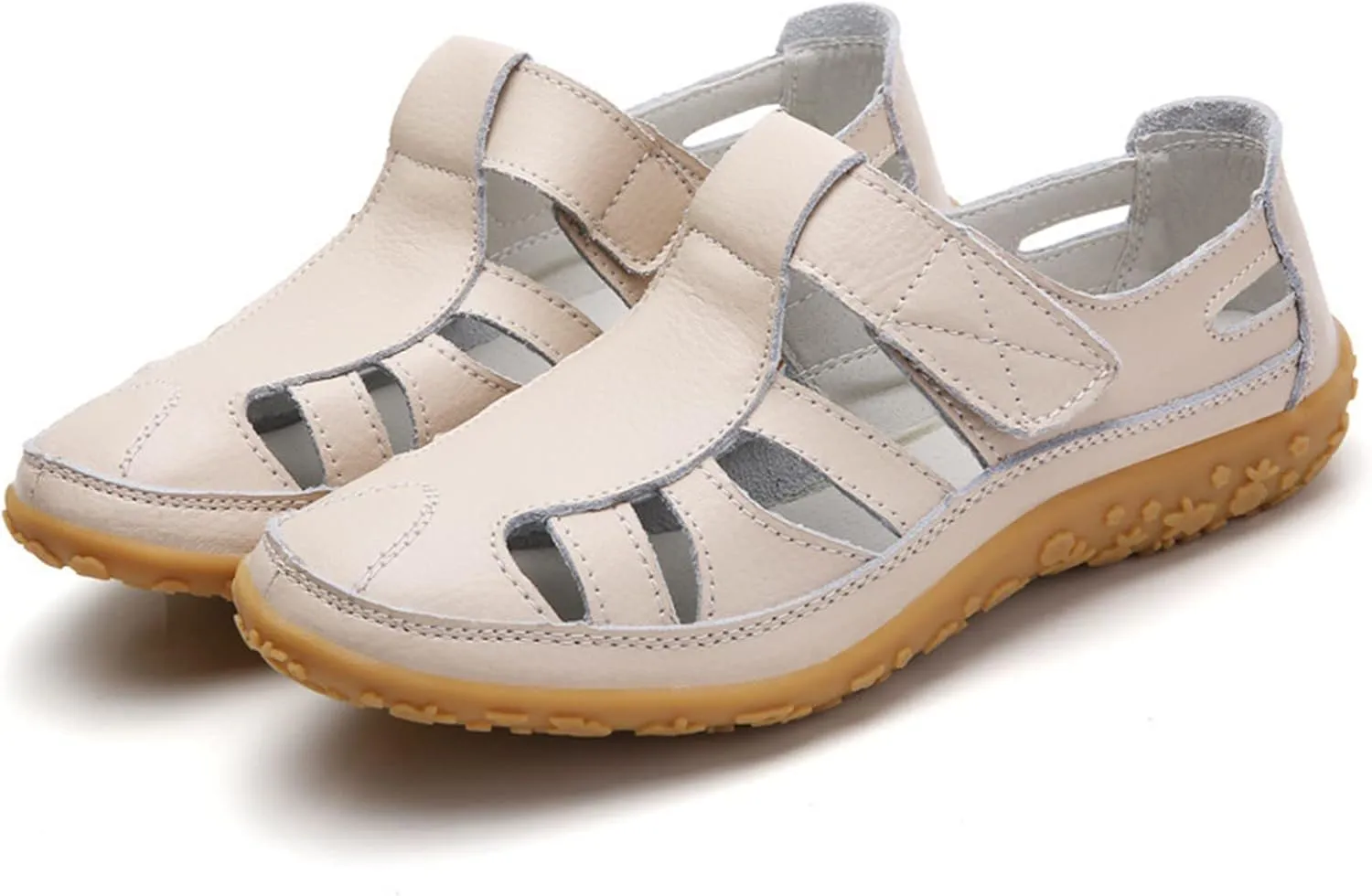 Women Wedge Closed Toe Sandals Wide Width Vintage Rubber Soft Sole Dressy Platform Running Walking Athletic Sport Clog