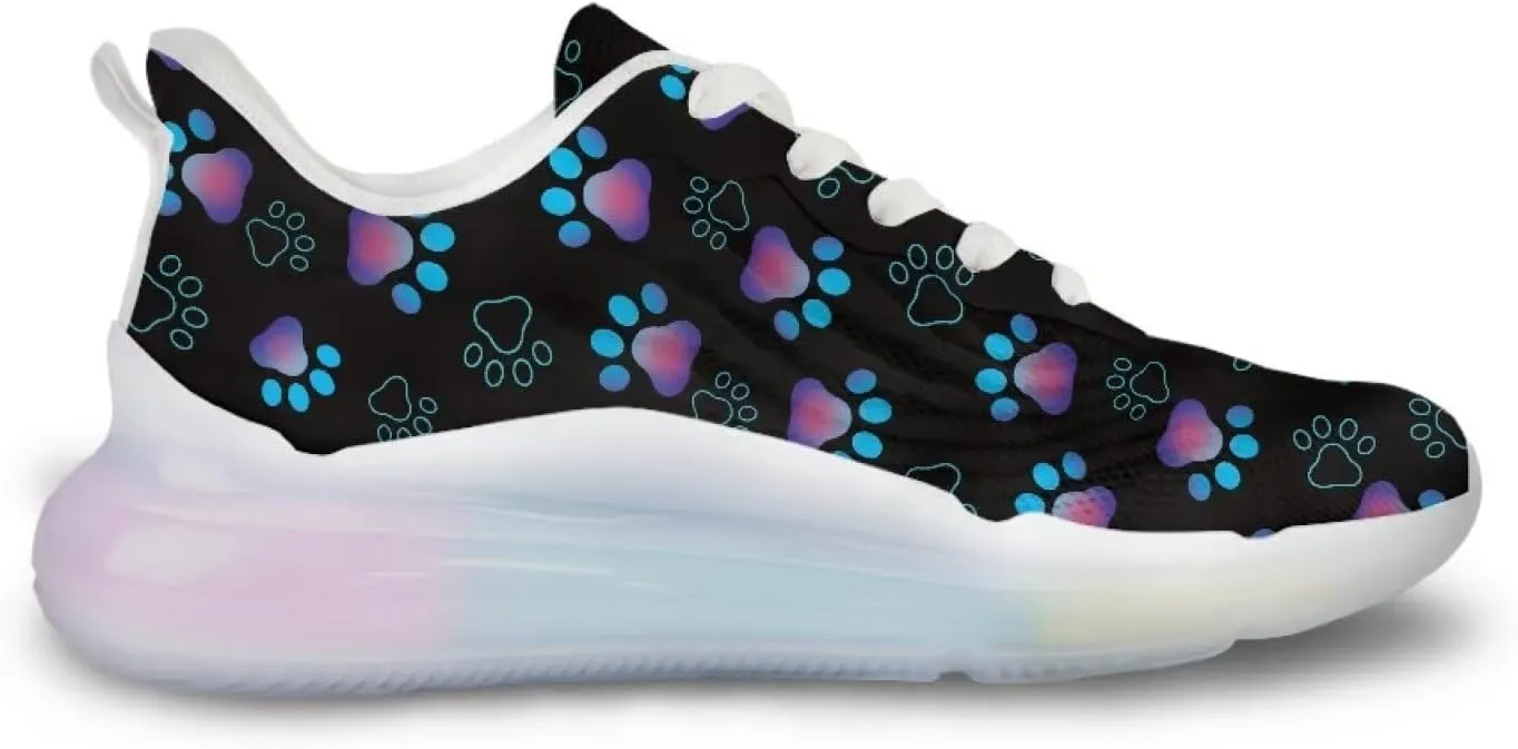 Women's Air Cushion Running Shoes Non Slip Breathable Mesh Sports Sneakers Comfort Arch Support Walking Shoes US 6-11