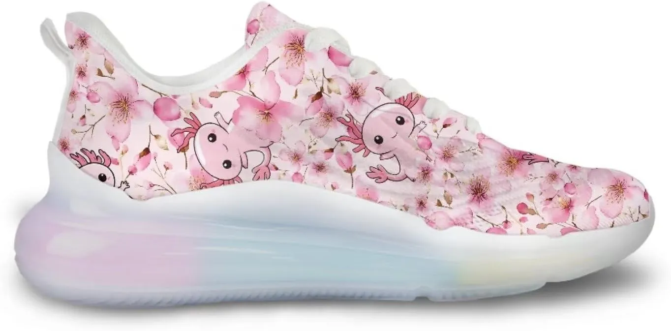 Women's Air Cushion Running Shoes Non Slip Breathable Mesh Sports Sneakers Comfort Arch Support Walking Shoes US 6-11