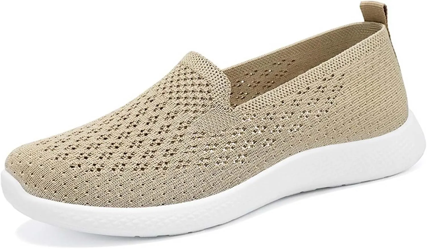 Womens Backless Sneakers Mesh Slip-on Mule Shoes Breathable Slippers Flat Soft Sole Classic Comfort for Gym Travel Work