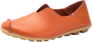 Womens Comfortable Loafers Round Toe Moccasins Driving Slip On Flat Shoes Casual Dressy Comfort Walking Boat Shoe