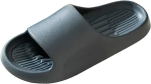 Women's Flat Slippers Non Slip House Slippers Indoor Outdoor Memory Foam Slides Shower Shoes for Women