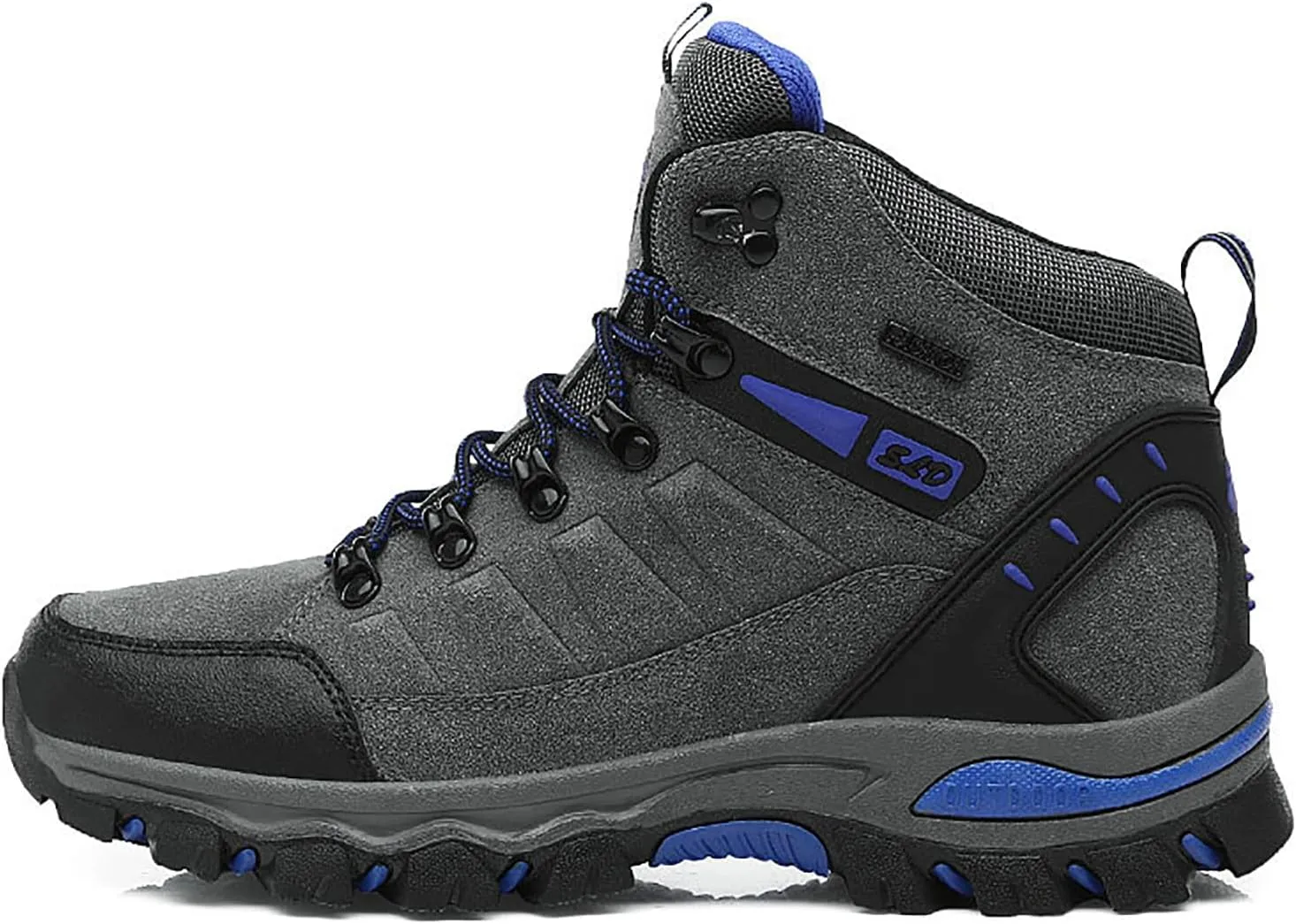 Women's Lightweight Hiking Shoes Mid Height Laces Comfortable Walking Sneakers Outdoor Travel Trekking Camping Adventure Shoes Slip Resistant All-Terrain Hiking Boot for Women Men