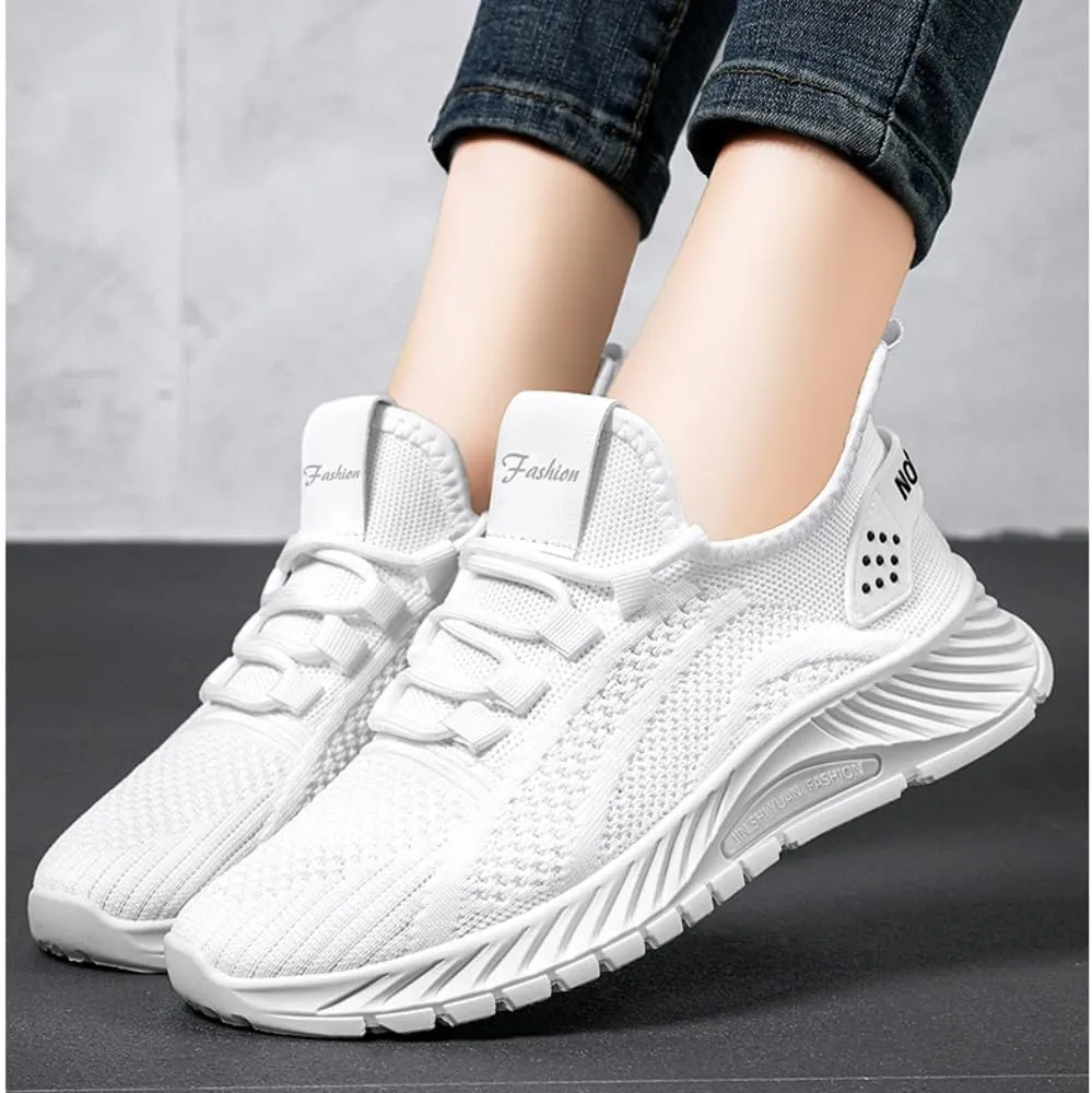 Women's Mesh Athletic Sneakers Lightweight Breathable Non Slip Running Walking Shoes Workout Casual Sport Shoes