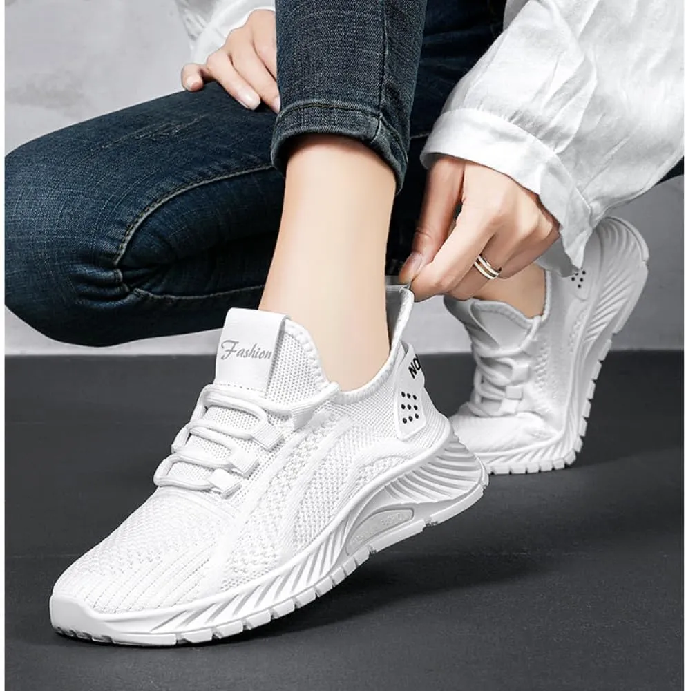 Women's Mesh Athletic Sneakers Lightweight Breathable Non Slip Running Walking Shoes Workout Casual Sport Shoes