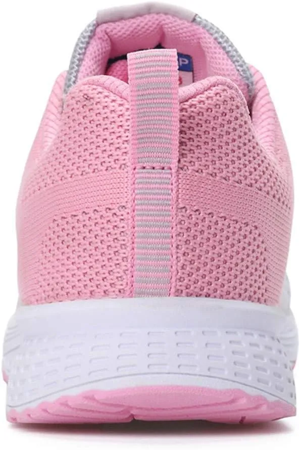 Womens Sneakers Air Cushion Running Shoes Lace Up Tennis Shoes Men Mesh Breathable Men's Casual Shoes Fashion Sneakers Platform Tennis Shoe Cross Trainer Shoe