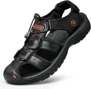 Women's Sport Hiking Sandals Closed Toe Durable Comfortable Outdoor Adventure Sandals with Arch Support Casual Athletic Walking Barefoot Wide Sandal Beach Shoes