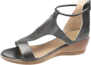 Women's Wedge Sandals,Comfortable Slip-on Open Toe Wedge Heels Summer Dressy Platform Elastic Band Casual Outdoor Shoes For Women 2025﻿