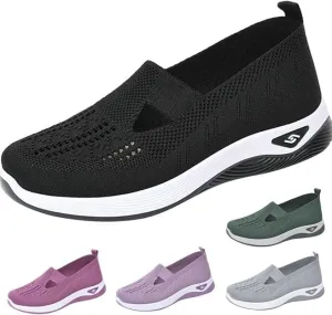 Yanzhenglip Womens Walking Shoes Sock Sneakers Knit Upper Non Slip Shoes Breathable Lightweight Mesh Platform Athletic Shoes