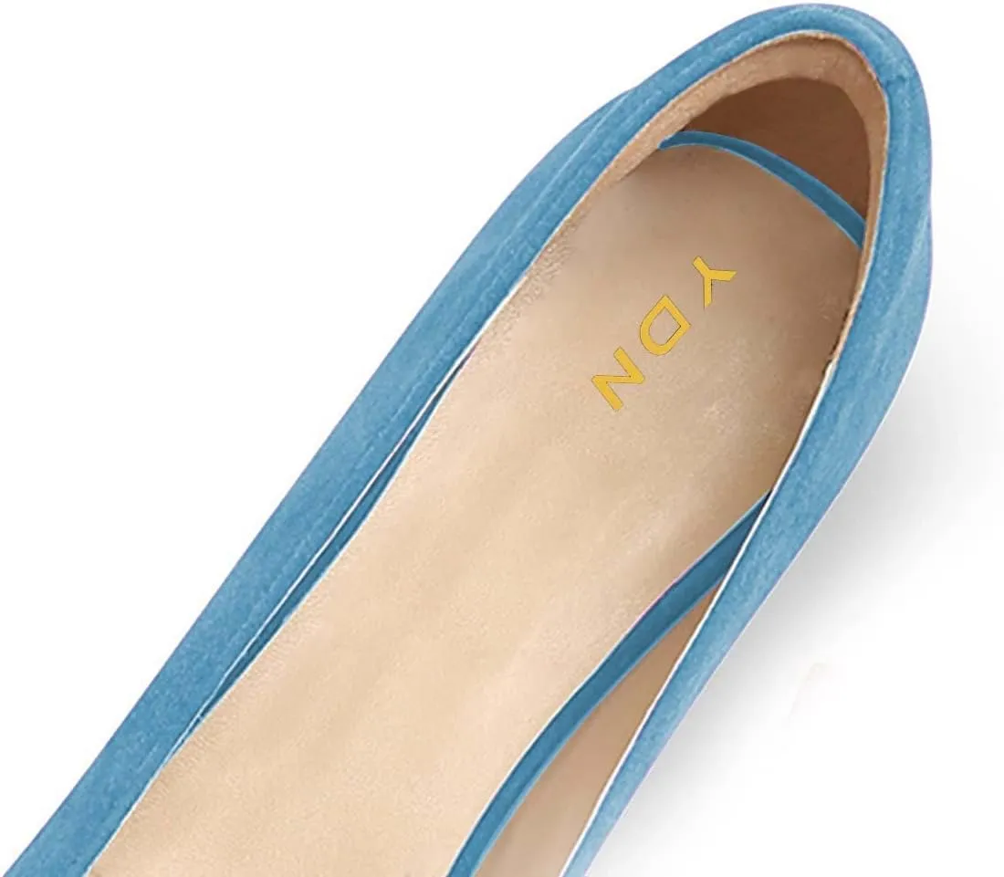 YDN Women Chunky Block Low Heel Loafers Square Toe Tassel Fringed Pump Slip On Dress Party Office Daily Shoe Size 4-15 US