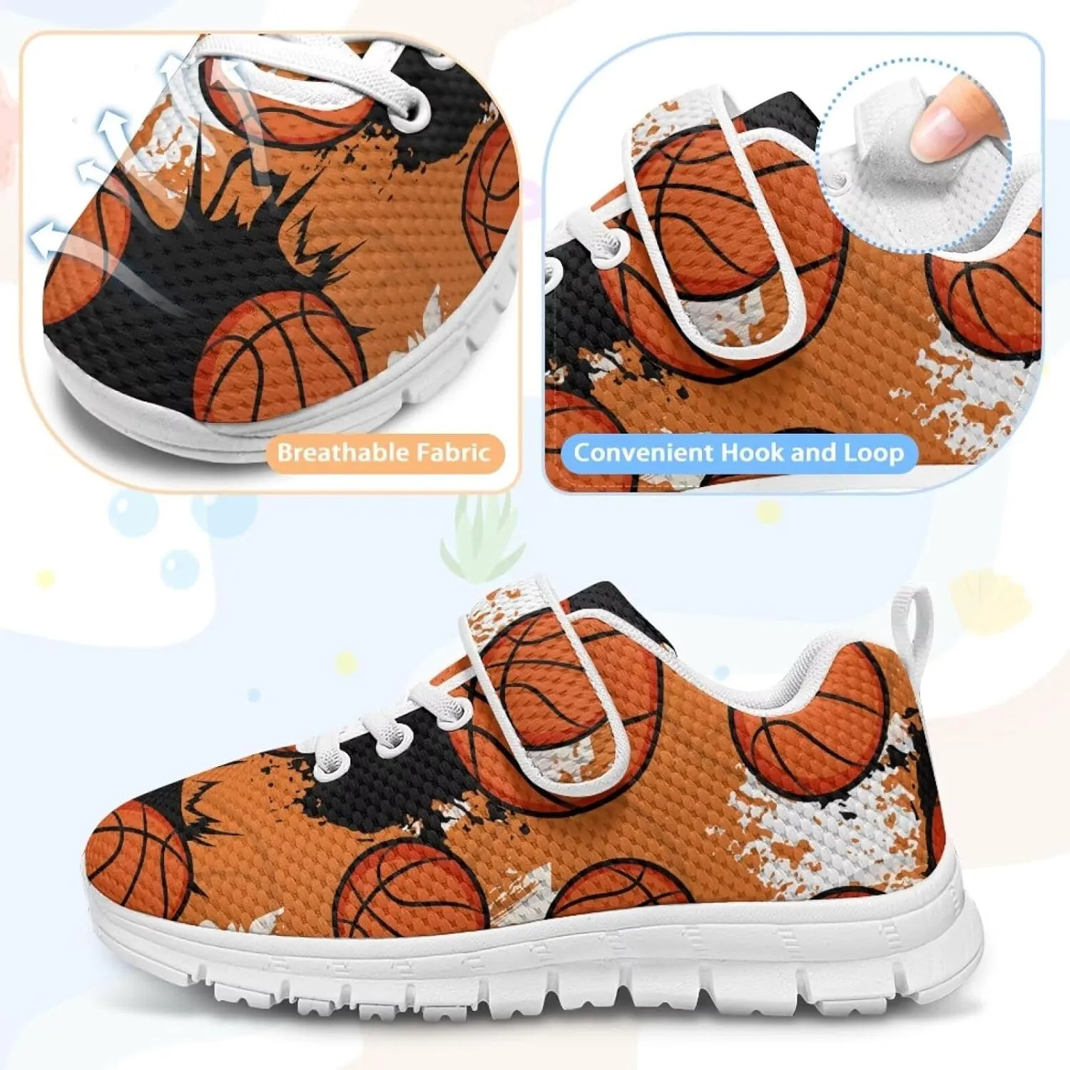 YEXIATODO Boys' Girls' Shoes Lightweight Slip On Casual Running Shoes Breathable Athletic Shoes Sneakers 11-2.5 Kids