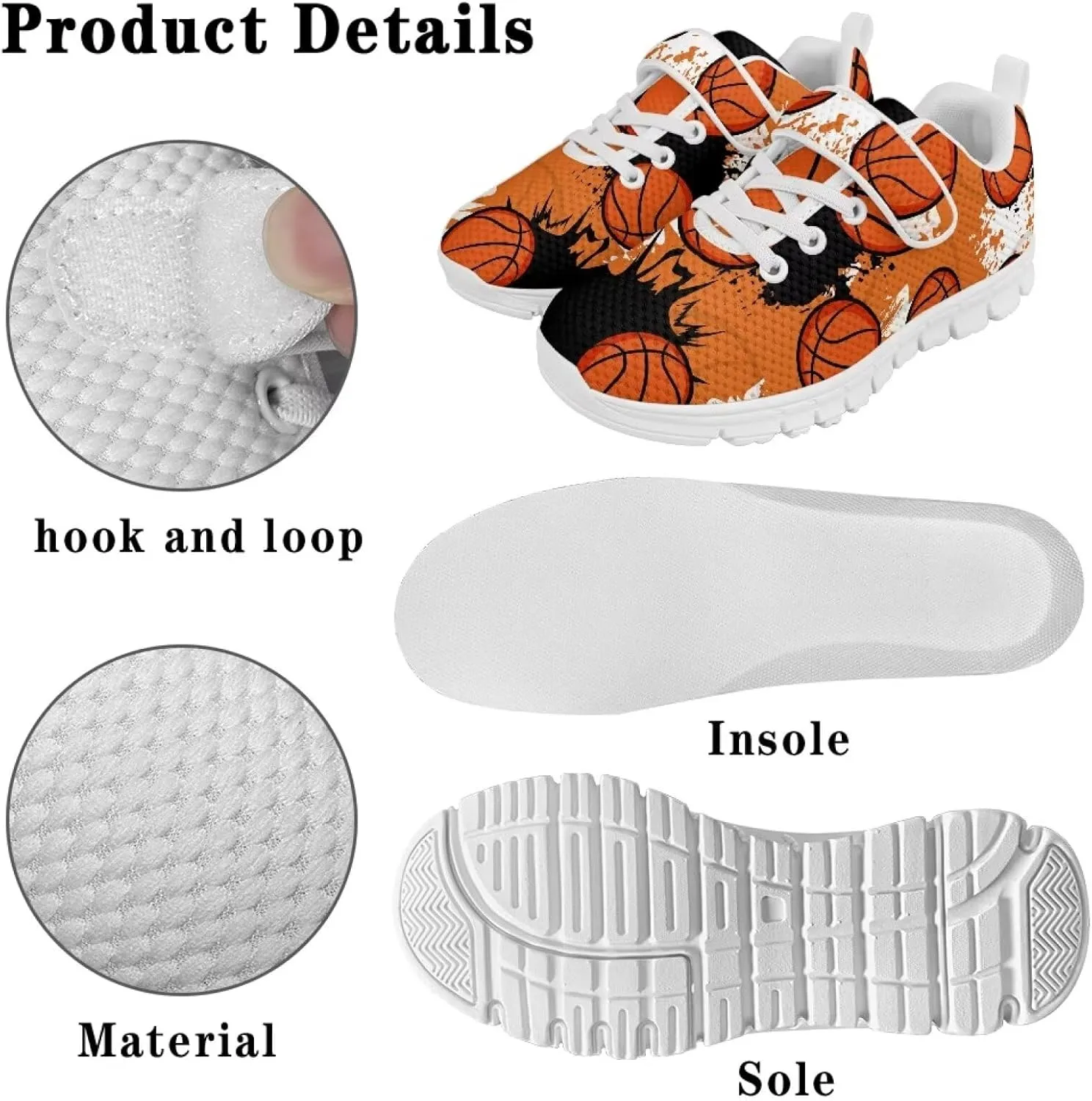 YEXIATODO Boys' Girls' Shoes Lightweight Slip On Casual Running Shoes Breathable Athletic Shoes Sneakers 11-2.5 Kids