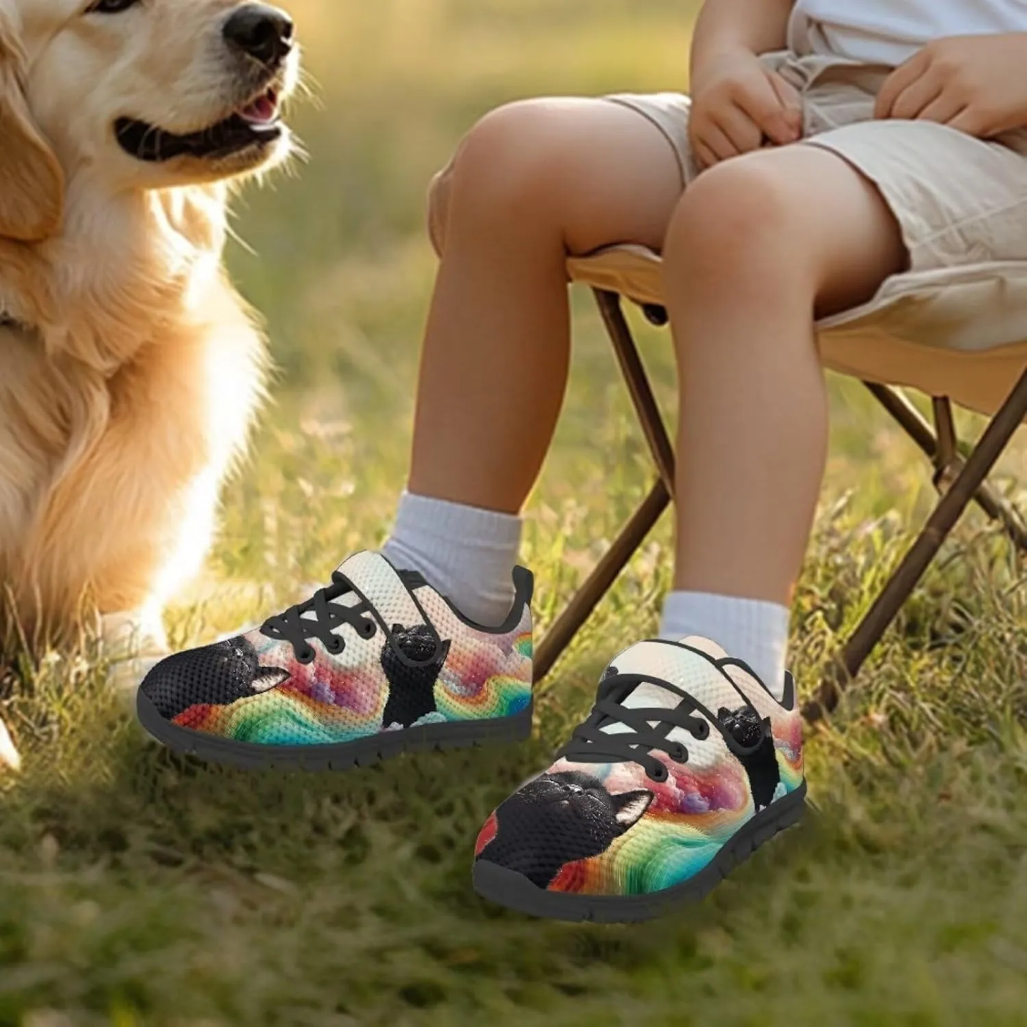YEXIATODO Little Kids Sneakers Slip On Tennis Shoes Low Top Lace Up Running Shoes Girls Boys School Shoes Size 1-13