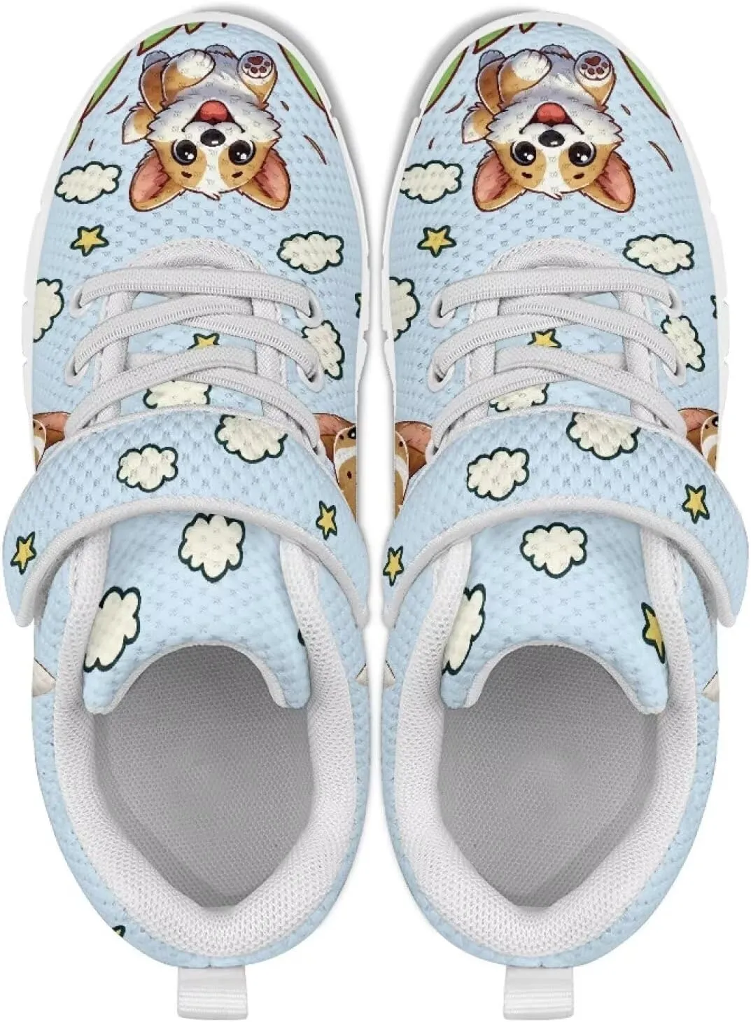 YEXIATODO Little Kids Sneakers Slip On Tennis Shoes Low Top Lace Up Running Shoes Girls Boys School Shoes US Size 1-13