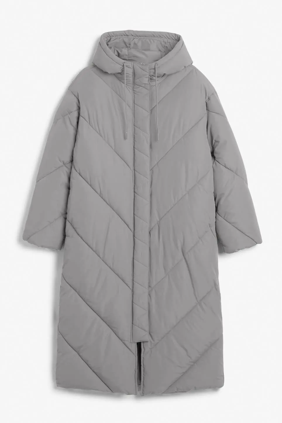 Yousify Women's Hooded Long Puffer Coat Winter Longer Thickened Down Jacket Zip Cotton Outwear