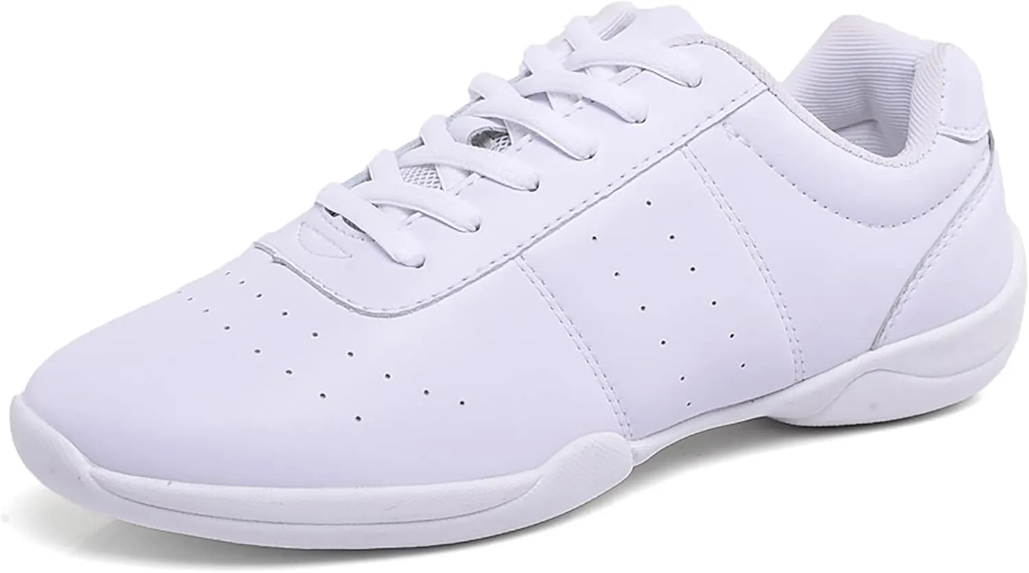YSMIIH Women White Cheer Shoes Cheerleading Walking Girls Tennis Soft Dance Sneakers
